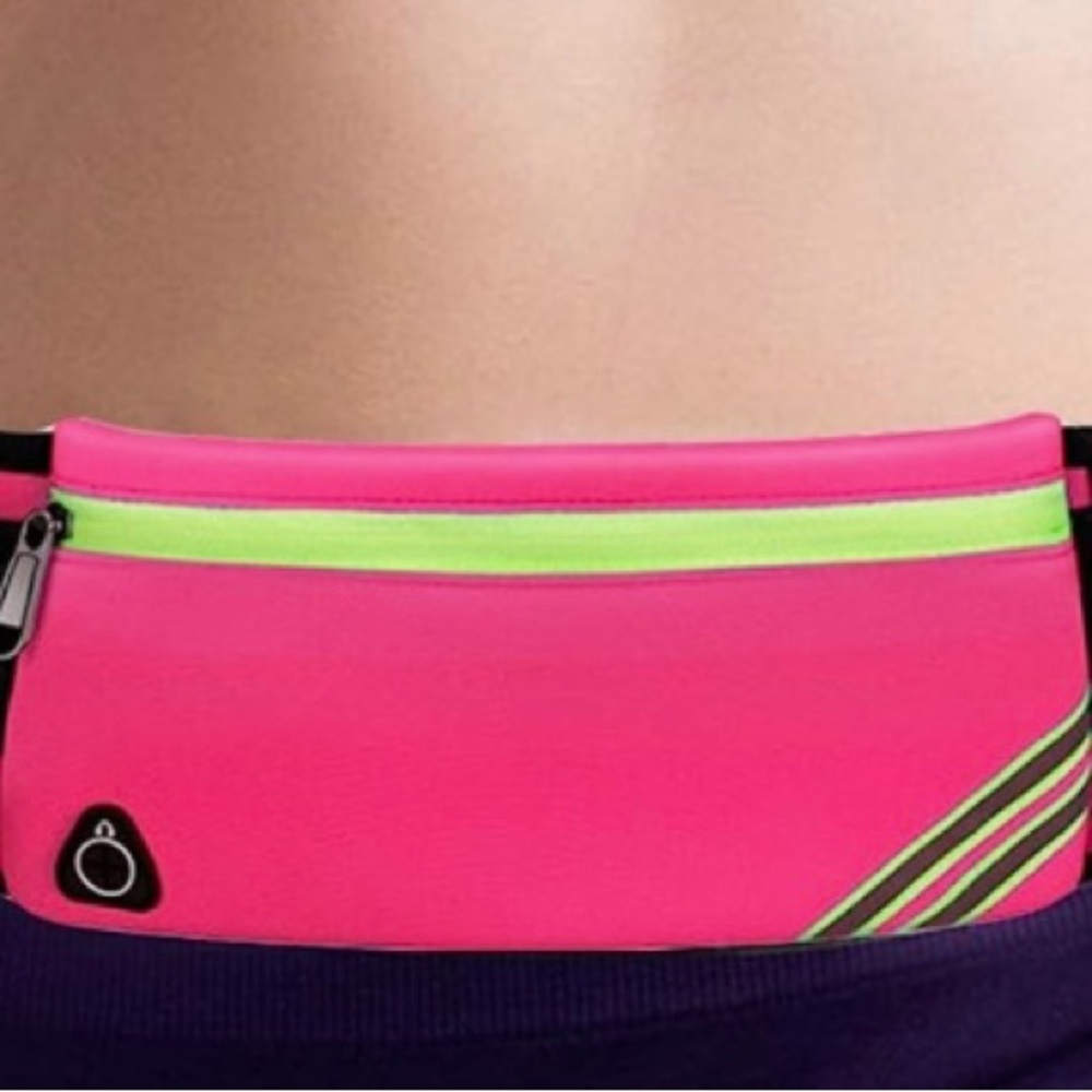 Slim Running Belt Fanny Pack Pink
